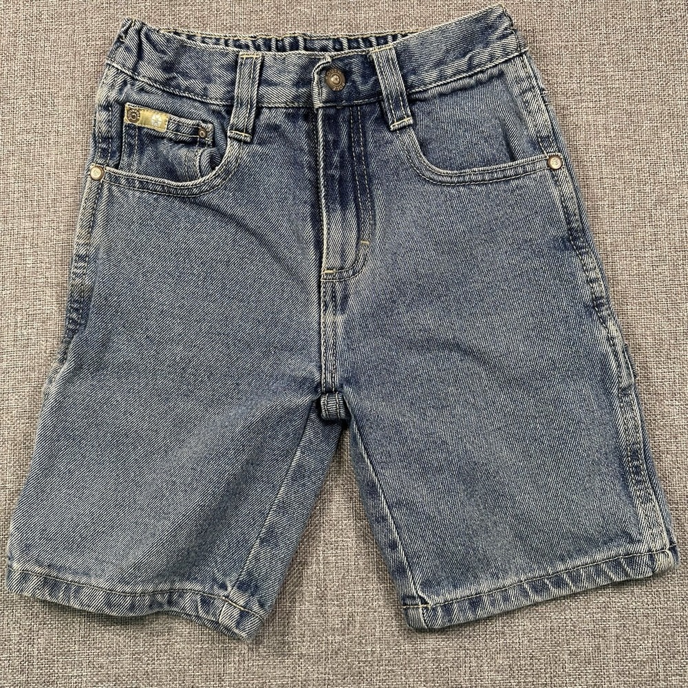 Vintage Y2K Southpole Carpenter Jean Shorts Youth Size 4 Blue Denim